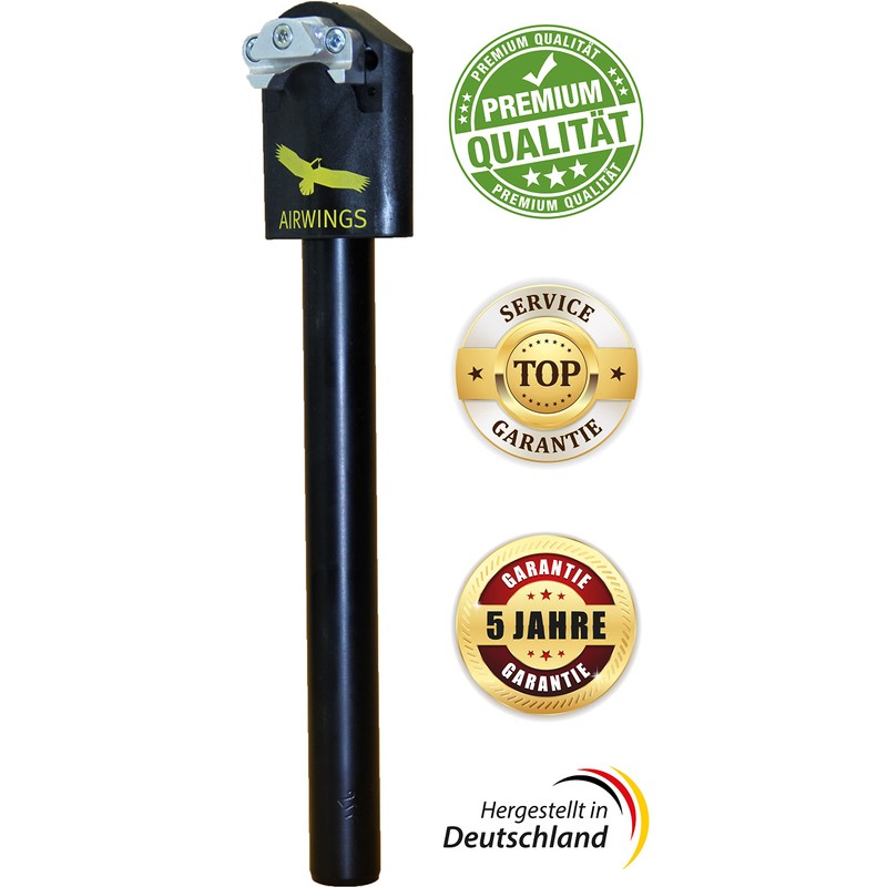 Airwings Comfort 1 Plus Suspension Seat Post with Slide Bearings,