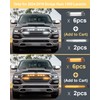 OKLSG LED Grille Light Bars for 2019-2024 Dodge Ram 1500
