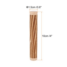 HARFINGTON Wood Clay Roller 4" Wood Grain Pattern Rolling Pins Wood Rollers Pottery Tools Wood Grain Texture Rollers for Clay Baking Dough Playdough DIY