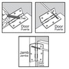 1-1/2 in. Zinc-Plated Narrow Utility Hinge (10-Pack)
