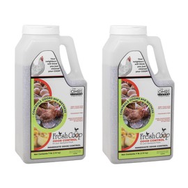 Progressive Planet Fresh Coop Odor Control, 7lb Jug (Pack of 2) - Ammonia Neutralizer & Moisture Absorption for Poultry - Food-Grade Diatomaceous Earth & Citric Acid - Extends Bedding Life & Freshness