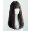 ! Peluca De Cabello Natural Corto For Mujer, Cara Redonda,