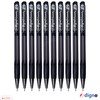DIGNO Comfy Retractable Ballpoint Pens, BLACK, Medium Point (1.0mm), Pack