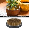 Practical Japanese Round Shape Flower Kenzan Flower Arrangement Holder Needle
