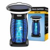 Solar Bug Zapper Outdoor for Mosquito Control – Rechargeable 3-in-1