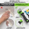 Silicone Caulking Tool 5 in 1,Caulk Remover Kit for Bathroom,