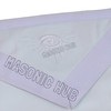 MasonicHub Past Master Mason white Apron Hand Embroidered with Square