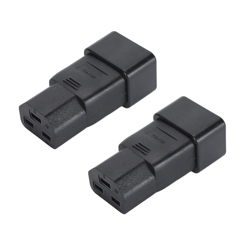 2pcs IEC320 C20 to IEC320 C21 Power Adapter Professional Plug