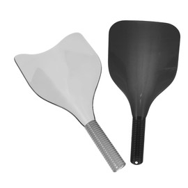 Ipetboom Barber Hair Mask 2pcs Professional Cut Shield Facial Makeup Paddle for Hairdressing Beauty