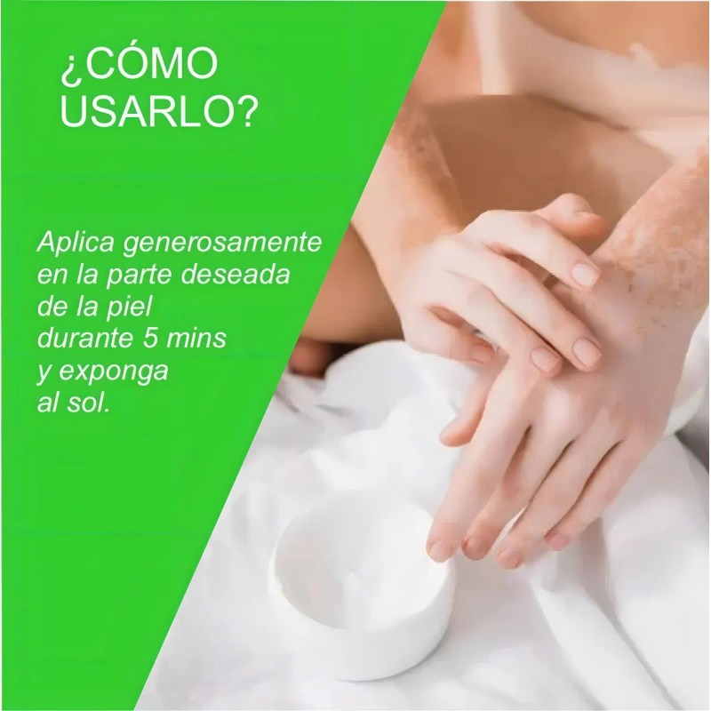 Crema Melagenina Piperina Vitíligo 70gr