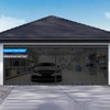 Sliding Garage Door Screen 16x7FT for 2 Car Garage Doors,