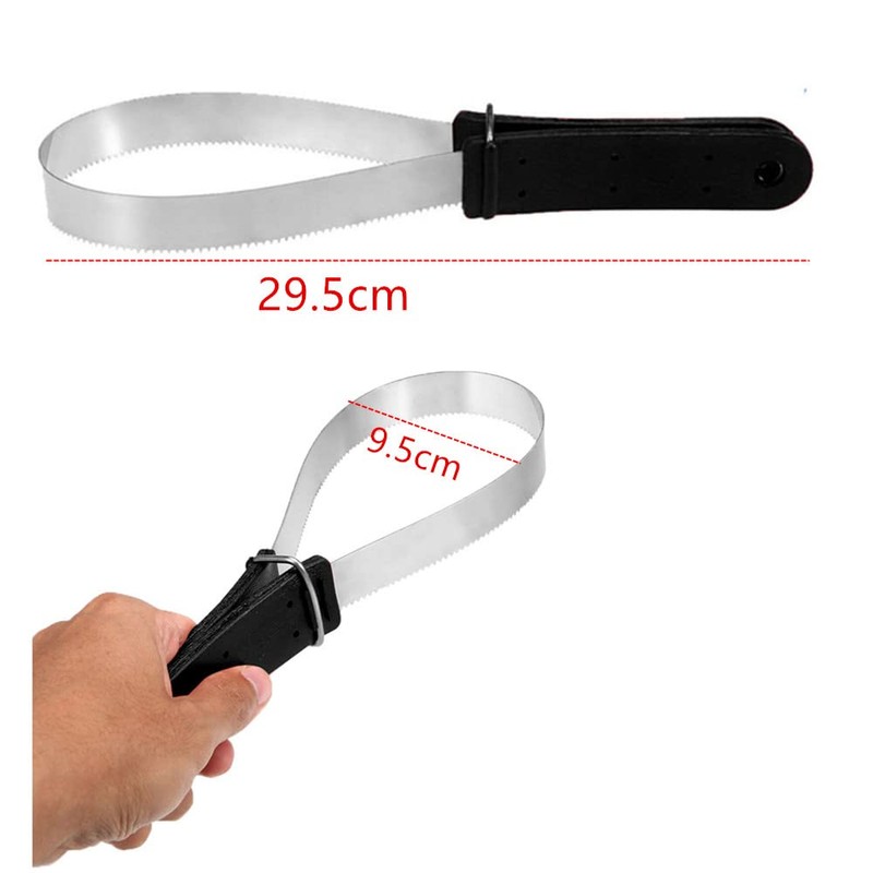 Stainless Steel Animal Equine Sweat Scraper Shedding Blade,Double-Sided Shedding Blade,Horse