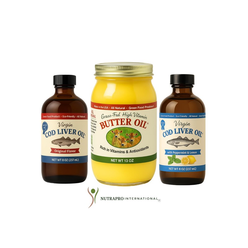 Virgin Cod Liver Oil - 8 Fl oz Natural, Sustainably