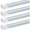 JESLED T8 LED 4FT Type A+B Light Bulbs, 24W(65W Equivalent),