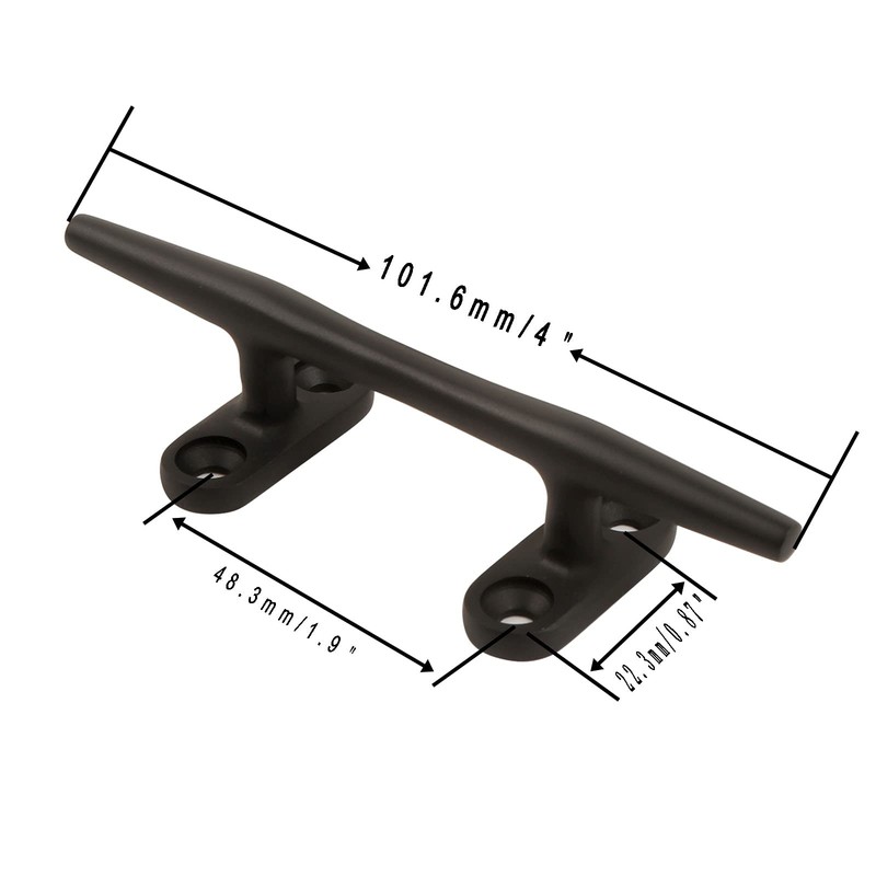 Boat Cleats 4 inch Marine Cleat Stainless Steel Dock Cleats