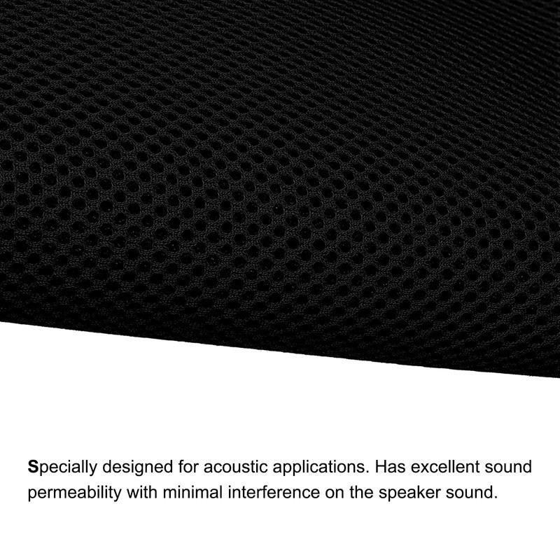 MECCANIXITY Speaker Grill Cloth 20 x 55 Inch Stereo Mesh