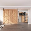 EaseLife 14 FT Heavy Duty Sliding Barn Door Hardware Track
