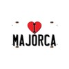 McMug - I Love Majorca (White Background) - Metal Sign,