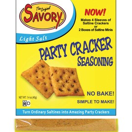 Savory Saltine Seasoning, 1.4 Ounce, Light Salt, 1 Pack