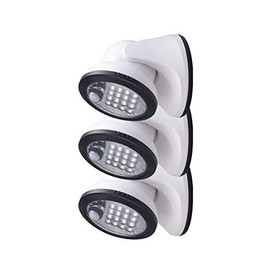 LIGHT IT! by Fulcrum 20044-108 600L LED Porch Light, White, 3 Pack