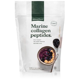 Natural Force Colágeno marino en polvo limpio, probado para toxinas, certificado ceto y paleo, proteína pura hidrolizada tipo I para antienvejecimiento, piel, cabello y uñas, Wil