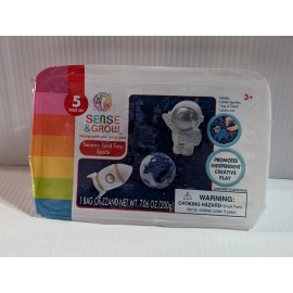 Sense And Grow Creative Kids Sense & Grow Sensory Sand Tray, Space Theme, 5 pc Set, BN