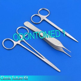 ODM Classic Suture Removal 3pcs Kit Stainless Steel Surgical Instruments