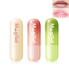 Hydrating Lip Balm, Pack of 3 Moisturising Lip Mask, Moisturises for Dry Lips, Lip Balm, Lip Sleeping Mask, Nourishing Lip Care for Whitening Lip Wrinkles