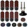 HOMEIDOL 55Pcs 2 inch Roll Lock Quick Change Discs Set,