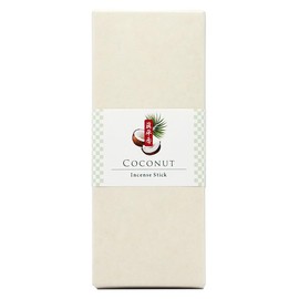 Shinhei Incense Coconut Incense Sticks, 1.1 oz (30 g) (Approx. 75 Sticks), 5-sun Special Selected Incense Sticks, Value Pack
