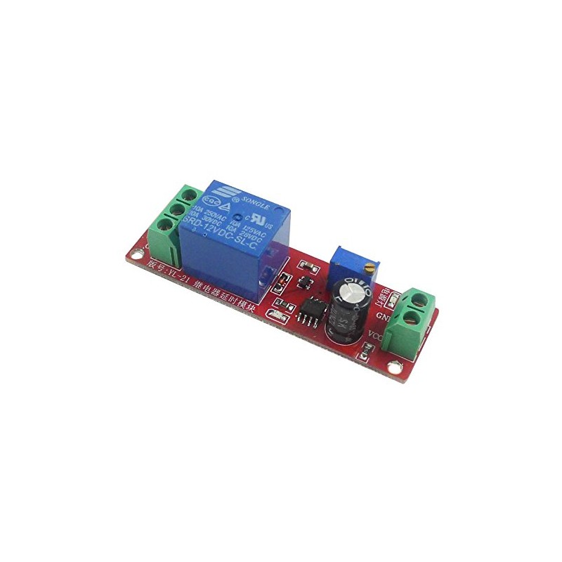 Ferwooh 2PCS DC 12V NE555 Delay Timer Relay Switch Module