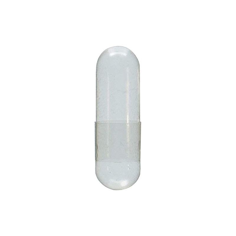 Capsule Connection USA-Made 1000 Bulk Wholesale Empty Clear Gelatin Capsules,"00"