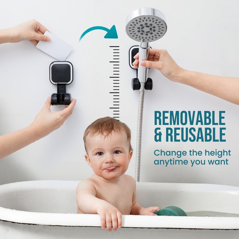 TAILI Shower Head Holder No Drilling Max Hold 5 kg