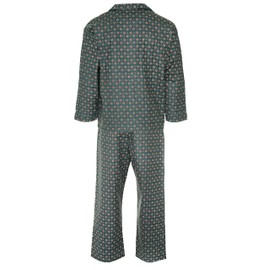 men's Champion Cambridge Cotton Pyjamas nightwear (Green (Diamond), M (38-40"))