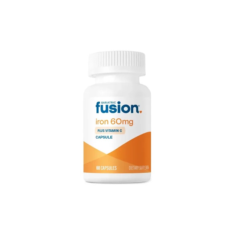 Bariatric Fusion Hierro 60mg Vitamina Suplemento Vegano Sabor