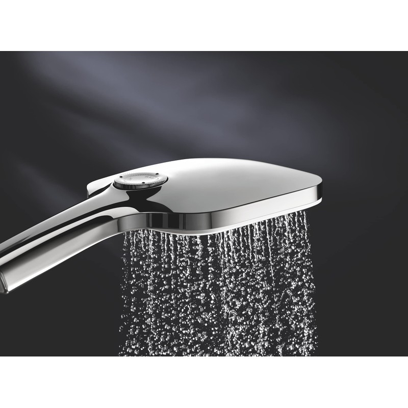 Grohe 26551LS0 Rainshower 130 SmartActive Cube, Shower and Shower System,