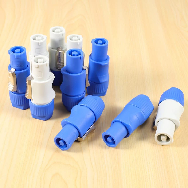 Jevina 10pcs/lot Nac3Fca Speakon Plug 3 Pin Powercon Plug 20A