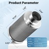 iPower 4 Inch Air Carbon Filter, with Australia Virgin Charcoal