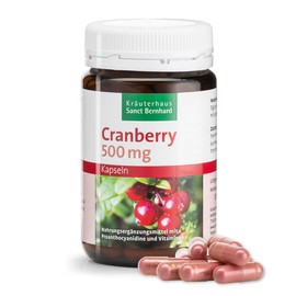 Sanct Bernhard Cranberry 500 mg – 90 Capsules (58g)
