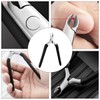ULTECHNOVO 3 Pcs Essential Nail Care Tools Cuticle Nipper Nailcutter