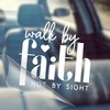 Walk by Faith, Not by Sight - Christian Jesus Cross