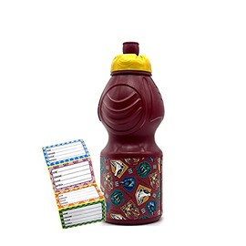 ICE TOYS Childrens School Bottle with Characters + Name Tag (Harry)
