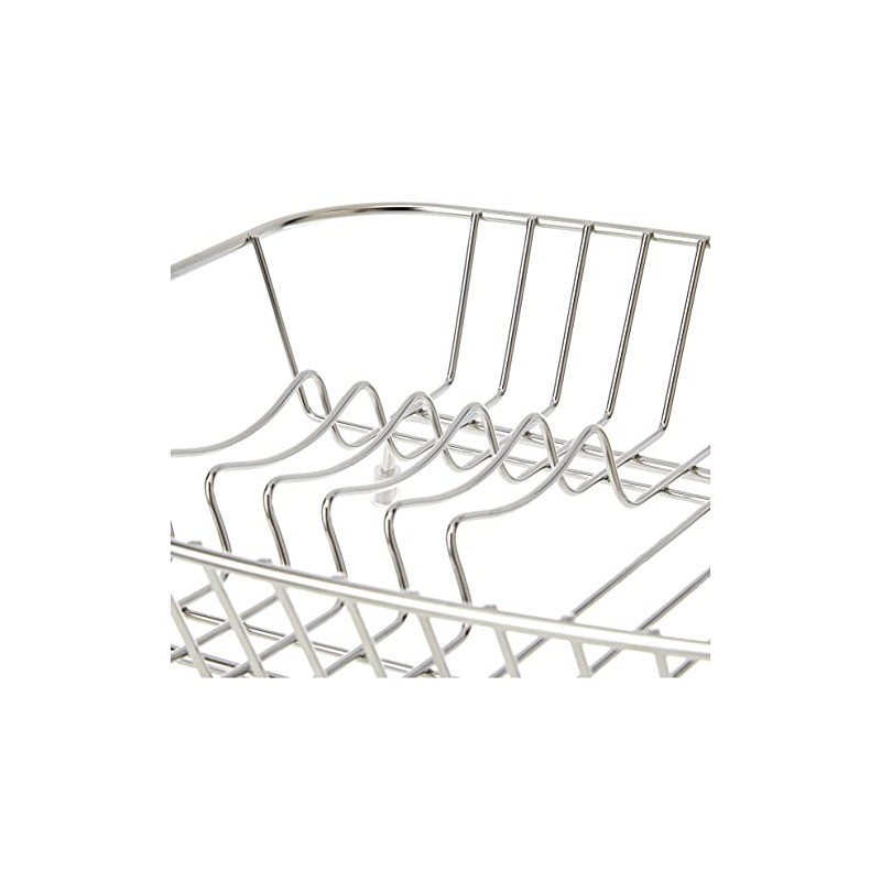 Delfinware Stainless SteelCompact Drainer, Stainless Steel, Silver