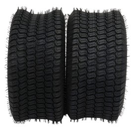 18x8.50-10 Lawn Mower Tires 4PR – 2 Pack Turf Tires for Garden Tractor, Riding Mower, Zero Turn, 4 Ply Tubeless Replacement