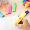 DELI Chisel Tip Highlighter Pens 1-5mm Yellow Fade Resistant Quick