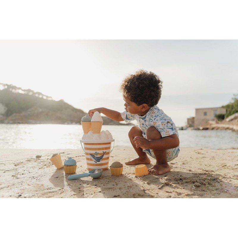 Little Dutch Ocean Dreams 2012315 Sand Toy Bucket Set Ice
