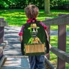 Zoo Print Bookbag Water Resistant Lightweight Durable Backpack School Bag