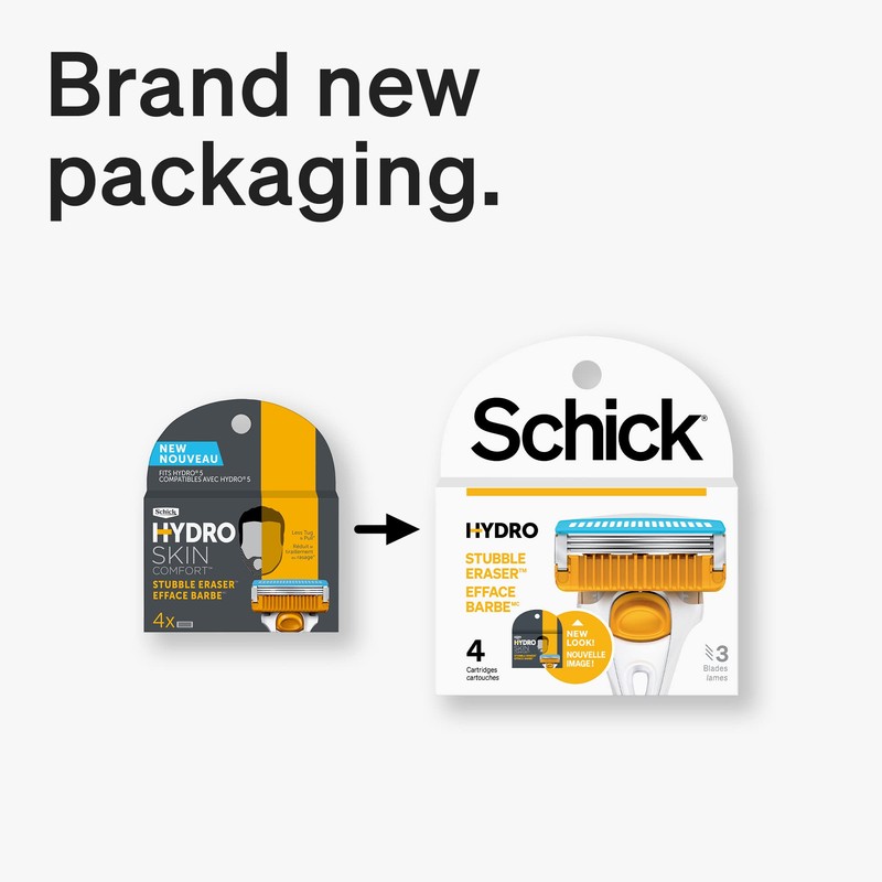 Schick Hydro Stubble Eraser Refills — Stubble Razor Refills, 4