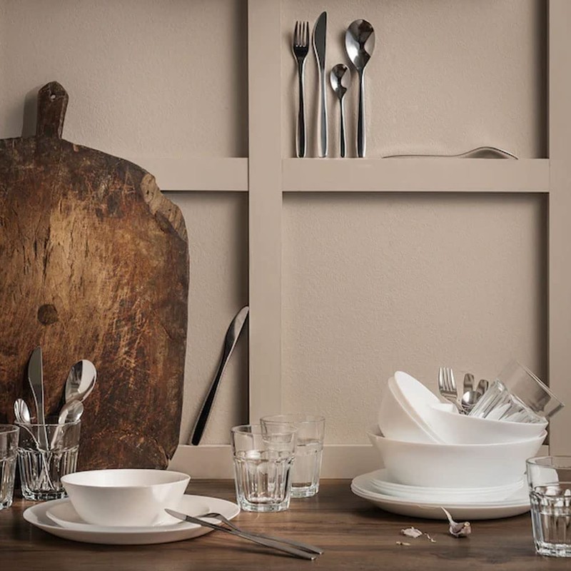 Ikea Oftast Kitchen & Dining, Tempered Opal Glass Classic Bowls