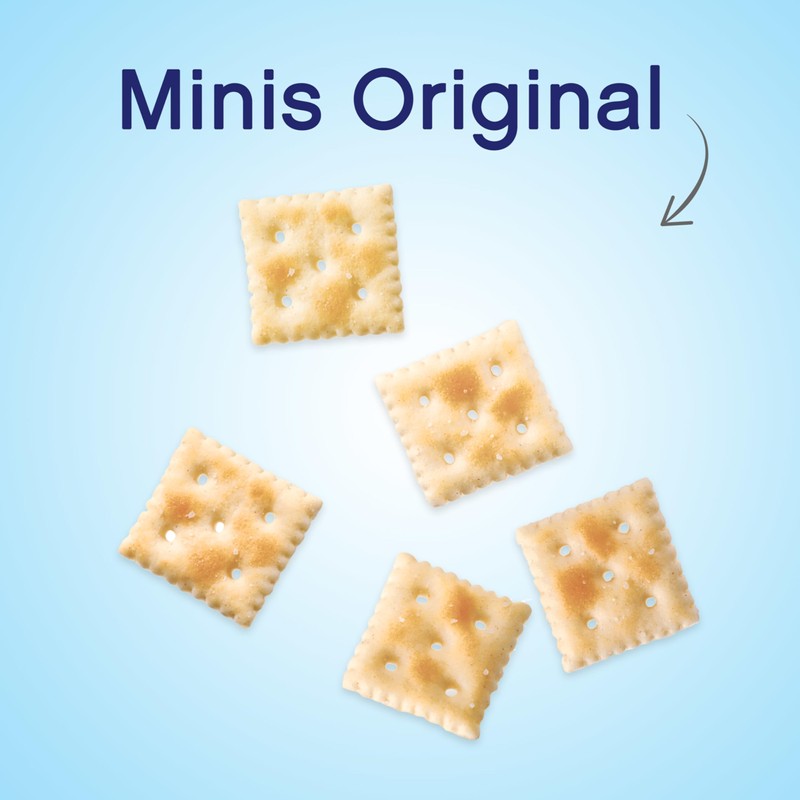 Premium Original Mini Saltine Crackers, Lunch Snacks, Bulk Snacks, 6